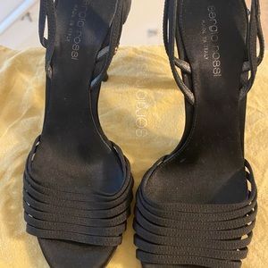 Sergio Rossi Women's Open Back Sandals Shoes